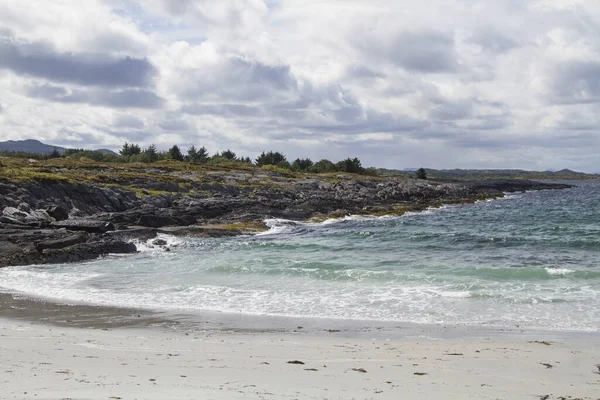 Stormy Day Rocky Atlantic Coast Island Tustna Central Norway — Stock Photo, Image