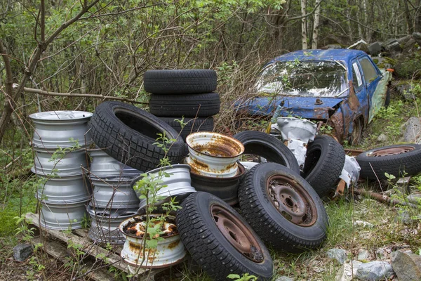 Een Probleem Omdat Altijd Tegenkomt Het Prachtige Landschap Van Noorwegen — Stockfoto