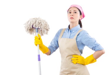 güven başarılı ev kadını ayakta 