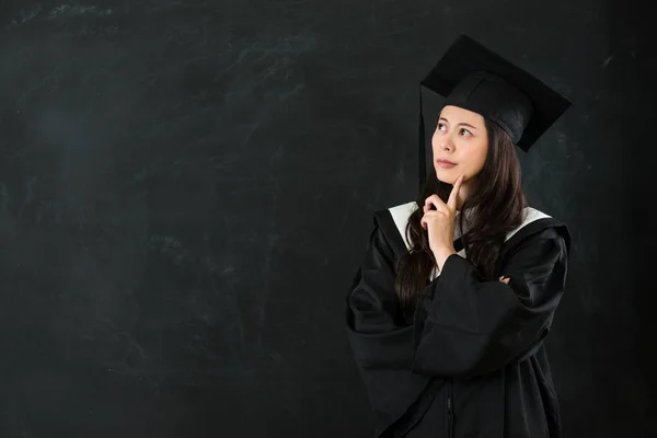Asijská krása studenty žena absolvování — Stock fotografie