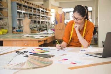 Moda Tasarımcısı çizim tasarım kroki