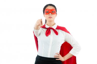businesswomanpointing olumlu kamera