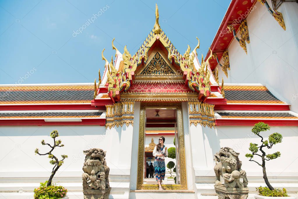 Thailand travel at Wat Pho temple