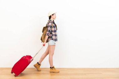 seyahat etmek tatlı backpacker Bayan gelecek planlama