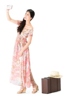 seyahat etmek gidiş planlama neşeli zarif Bayan