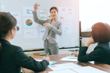 ekip çalışması toplantıda çekici iş Yöneticisi