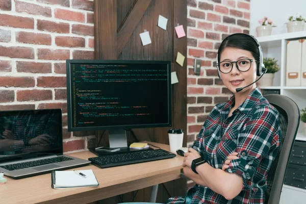 Programador responsável por questões de segurança da rede — Fotografia de Stock