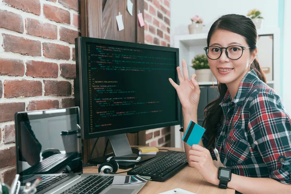 Sistema de programação do desenvolvimento do trabalhador da informática — Fotografia de Stock