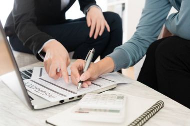 closeup müşteri kişisel bilgileri doldurun