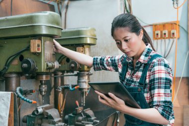 güzel genç Torna şirket kadın lideri