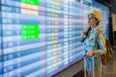 Uçuş Uçus tarifesi endişeleri genç kadın göz