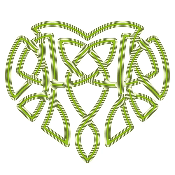 Celtic kalp, düğüm etnik sembol iç içe