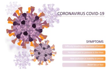 Coronavirus disease outbreak, covid-19 infographic vector illustration