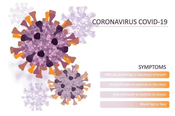 Coronavirus disease outbreak, covid-19 infographic vector illustration — Stock Vector