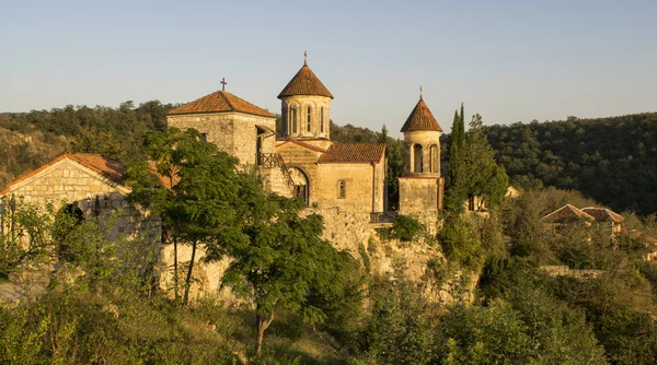 Motsameta monastry in the sunset light — Stock Photo, Image