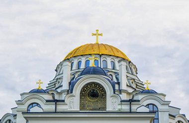 Altın kubbesi Hıristiyan Katedrali 