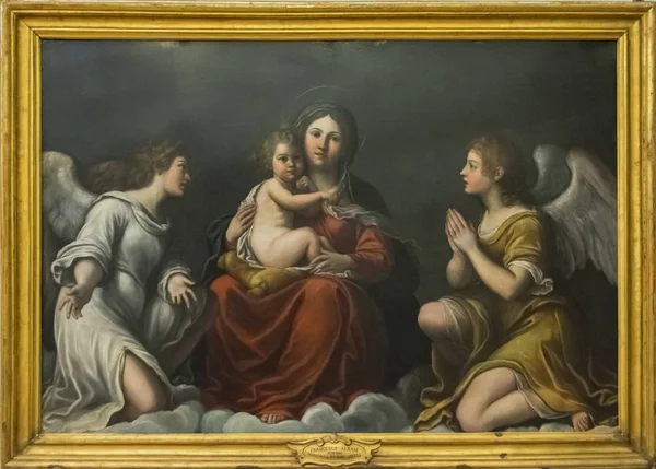 Francesco Albani "Madonna col Bambino el Angeli" — Stockfoto