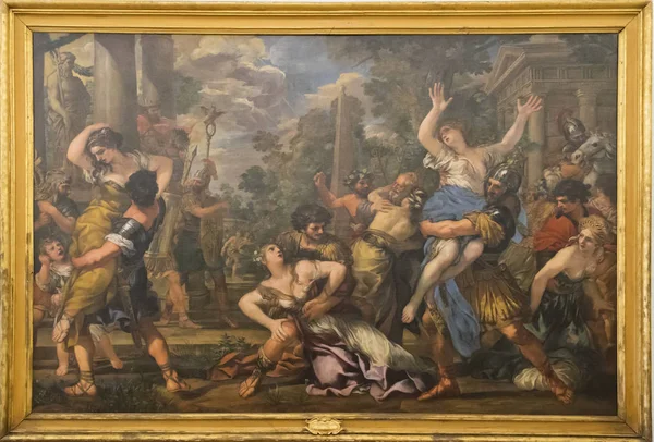 Pietro da Cortona ”våldtäkt av the Sabines". — Stockfoto