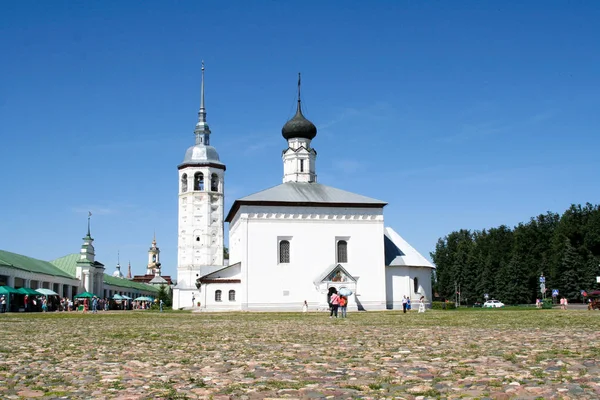Auferstehungskirche auf dem Handelsgebiet, Russland, Susdal — Stockfoto