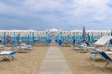 Boş beach, İtalya, Riccione