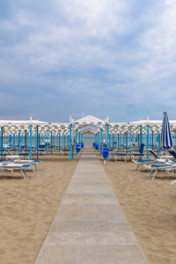 Boş beach, İtalya, Riccione