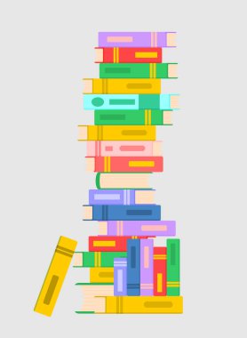 Kitap Yığını Resmetme