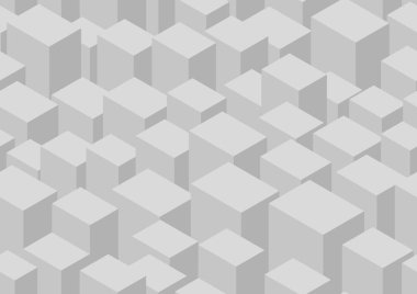 İzometrik küp seamless modeli