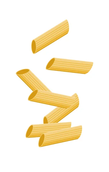 Pasta isolated on white — Stock Vector
