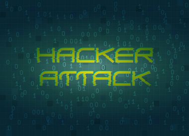 Hacker saldırı. Teknoloji arka plan kavramı