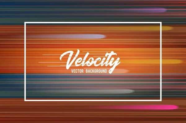 Velocity vector background 07. Speed movement pattern design. High speed and Hi-tech abstract technology concept — Stock Vector