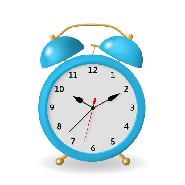 Vector illustration of the alarm clock. — Stock Vector