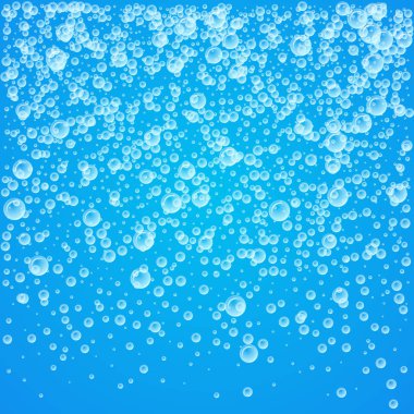 su kabarcıkları ile arka plan.