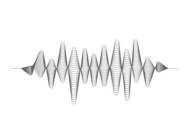 Vektör müzik ses dalgası