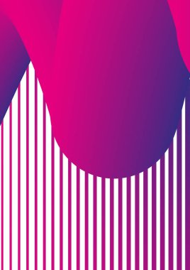 Sıvı ve sıvı renkleri. Soyut şekiller. Trendy kapak tasarımı. Holografik degradeler. Fütüristik vektör poster. Geometrik çizgili