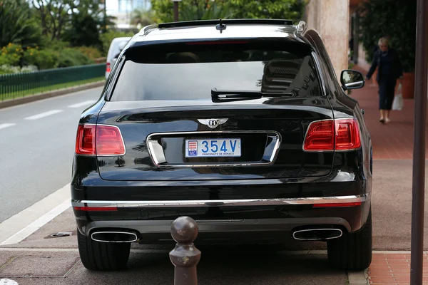 Black Bentley Bentayga — Stock Photo, Image