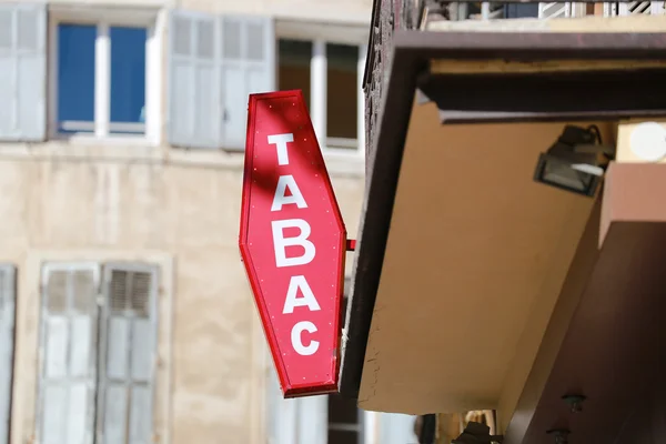 French Tabac Sign — Stock Photo, Image