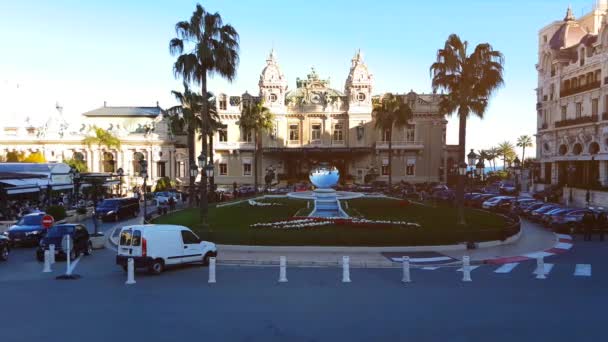 Praça do Casino de Mônaco — Vídeo de Stock