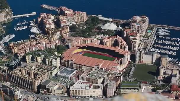 Aerial View Of The Different Districts Of Monaco — Stock Video