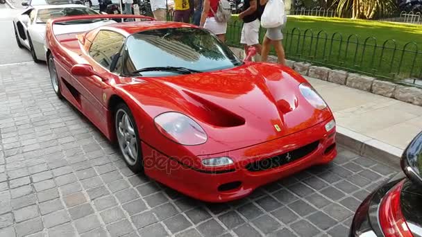 Ferrari F50 widok z przodu — Wideo stockowe