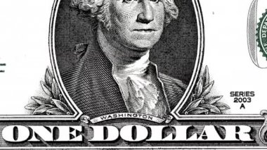 George Washington bir dolarlık banknot üzerinde