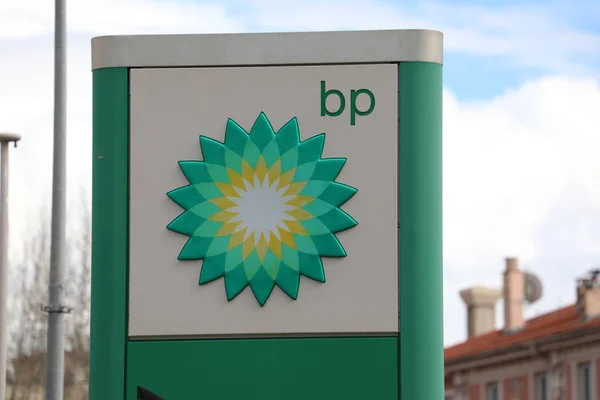 BP подписалась на станции Петрол — стоковое фото