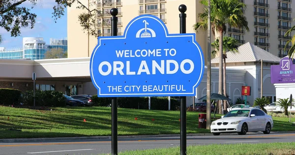 Bienvenido a Orlando Sign — Foto de Stock