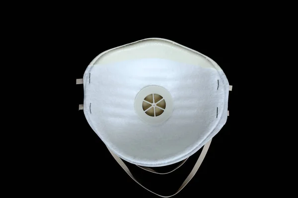Máscara Quirúrgica Blanca Protección Ffp2 Para Proteger Contra Infección Del Fotos de stock
