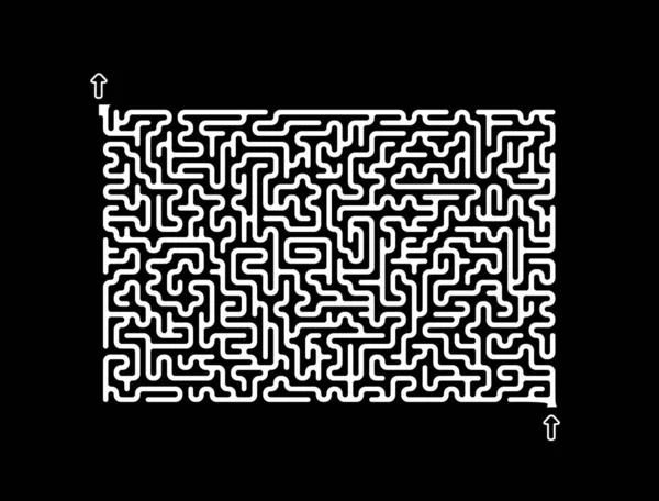 Labyrinthe Vectoriel Pour Enfants — Image vectorielle