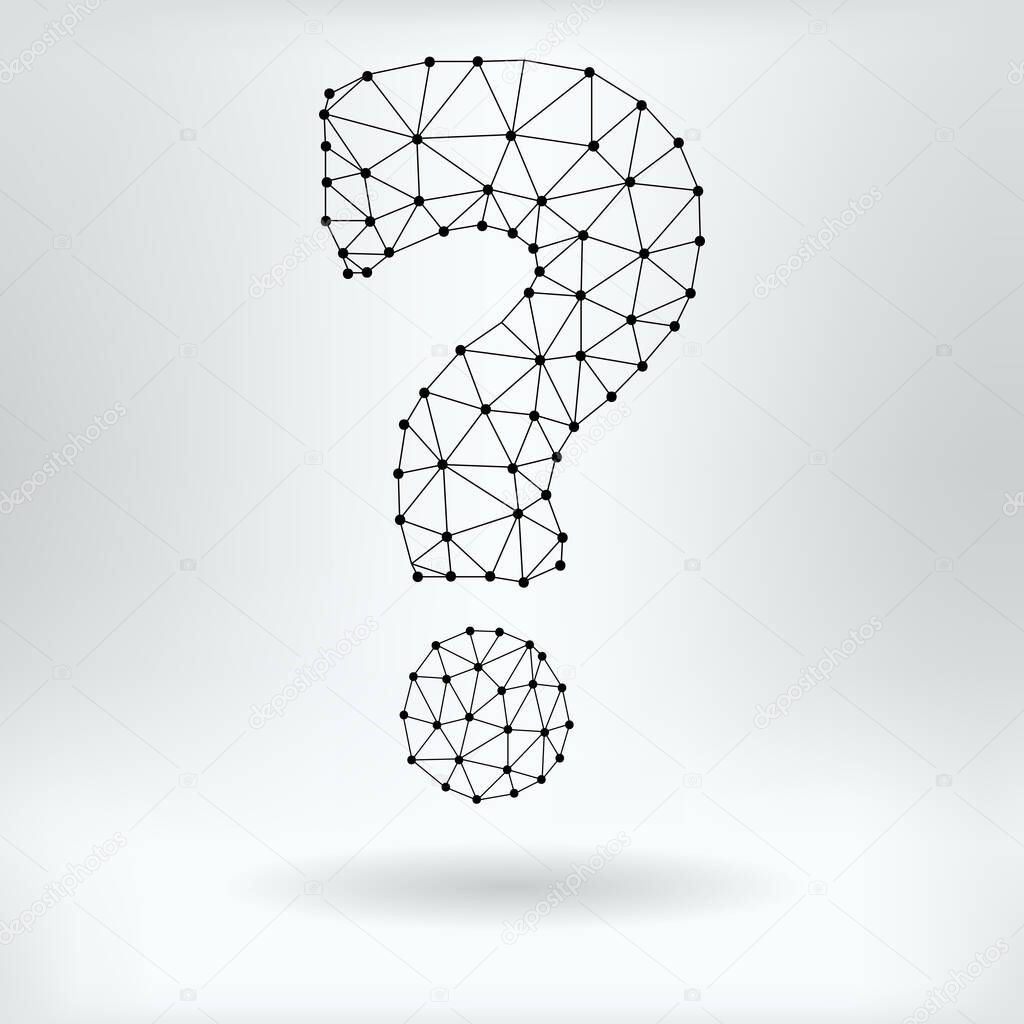 Vector Net Symbol of Question Mark
