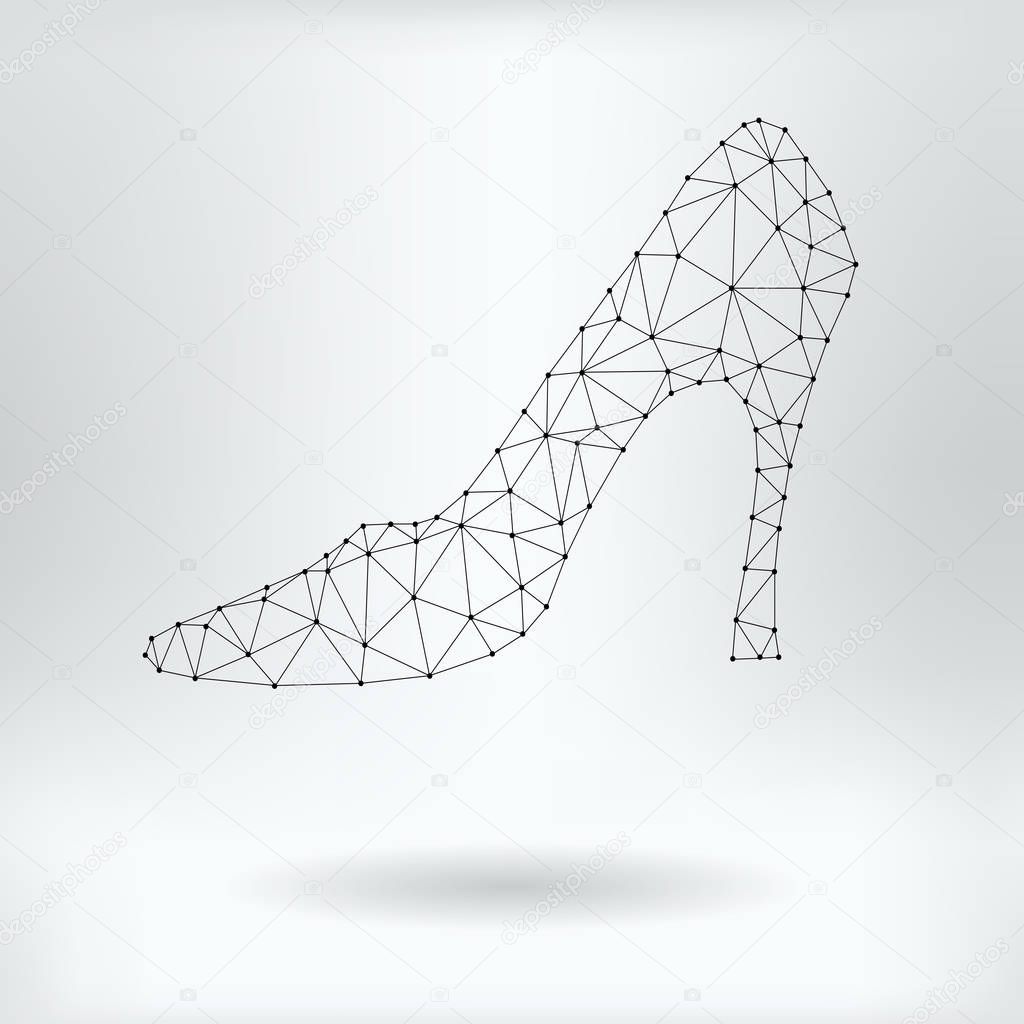 Vector Net Symbol of Shoe