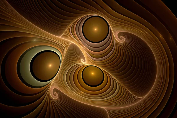 Antecedentes Abstractos Remolinos Arte Fractal — Foto de Stock