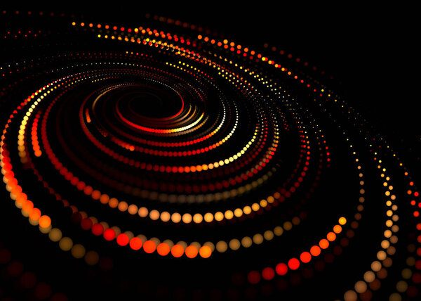  Аннотация Swirl Glow Twinkle Background - Fractal Art
