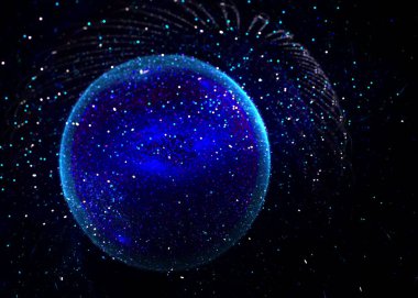 Fraktal Işıldayan Küre - Fraktal Sanat 