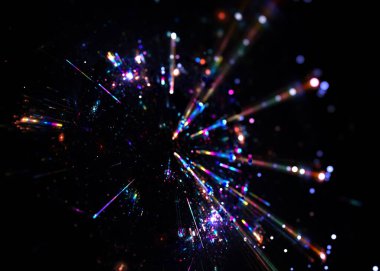 Fraktal Parıldayan Flash - Fraktal Sanat 